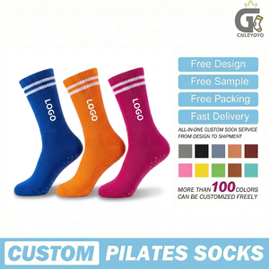 Calzini Antiscivolo Personalizzati per Balletto e Fitness, Calze Premium in Silicone per Pilates da Donna, per Sport Indoor e Casual - Product Image 1
