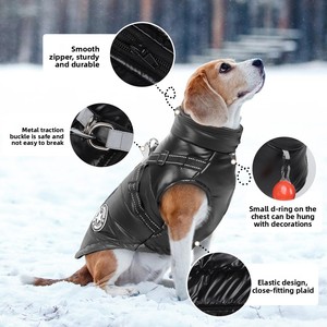 Abbigliamento per Cani Autunno Inverno Natalizio, Caldo e Impermeabile, Imbottito in Cotone, Motivo Geometrico Carino, Casual, per Cani di Piccola <span class=keywords><strong>Taglia</strong></span> S/M/L/XL/XXL - Product Image 4