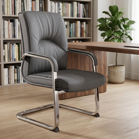 Chaise de bureau moderne minimaliste en maille avec dossier arqué en forme de S pour la maison, le bureau, la chambre, la salle à manger, le salon