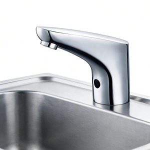 Grifo de Sensor Táctil Económico EQST-004 para Lavabo de un Solo Orificio, Diseño Tradicional, Solo Agua Fría, Comercial, Sin Contacto, para Hotel - Product Image 3
