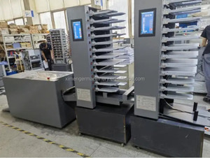 Machine à relier numérique <span class=keywords><strong>Duplo</strong></span> 6 bacs, deux tours, pour papier copie, papier NCR, machine à coller, machine à relier pour carnets, livrets, reliure à pointes - Product Image 4