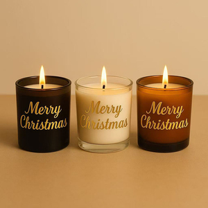 Luxury customized soy wax <b>candles</b> <b>gift</b> pack scented <b>candle</b> <b>set</b> with Logo and box 3.5oz glass <b>candles</b> for home decor xmas wedding - Product Image 5
