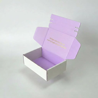 Boîte d'emballage cadeau pliable en papier coloré, impression de votre propre logo