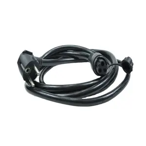 H07BQ-F CE Disetujui Calix 3g1,5mm2 Kabel Ekstensi, Kabel Daya 2 Pin Tahan Dingin untuk Mesin Mobil Nordik Daya C13 Dc 6 Volt