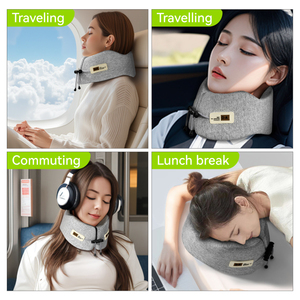 Tùy Chỉnh Xách Tay Hình Chữ U Du Lịch Gối Ergonomic Thoáng Khí Mềm Mại Cổ Bọc Với Chậm Phục Hồi Bộ Nhớ Bọt Tùy Chỉnh - Product Image 6