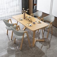 Ensemble Table à Manger et 4 Chaises, Mobilier d'Hôtel et Restaurant