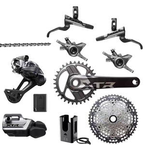 Dérailleur arrière électronique sans fil <span class=keywords><strong>Shimano</strong></span> XTR <span class=keywords><strong>Di2</strong></span> M9250 12 vitesses, pédalier M9200 34T pour VTT avec EC-DN100 - Product Image 1
