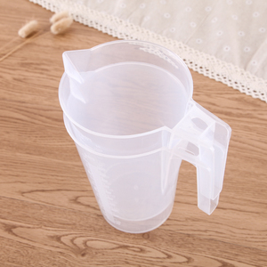 Pichet <span class=keywords><strong>à</strong></span> mesurer liquide de qualité alimentaire solide OEM 1L gobelet <span class=keywords><strong>à</strong></span> mesurer en plastique écologique avec usage en cuisine vente en gros avec poignée - Product Image 5