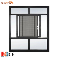 Fenêtres coulissantes extérieures en aluminium sur mesure maison moderne hôtel villa maison métal aluminium cadre fenêtre en verre conception à vendre