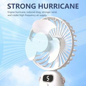 Mini Fans Outdoor Electric Folding Fans 1200mAh 800mAh Handheld Rechargeable Battery Usb <b>Pocket</b> Foldable Mini Portable Fans - Product Image 6