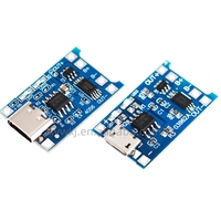 Module de charge de batterie au lithium HSW TP4056 1A avec interface MICRO USB et protection par ruban adhésif, carte TP4056 pour module