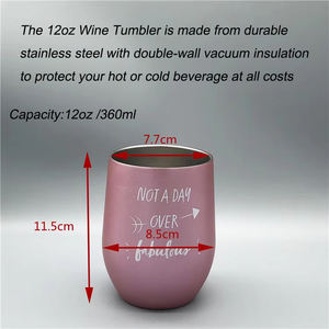 Summer Party Tumbler en acier inoxydable <span class=keywords><strong>Mag</strong></span> Slider Lid Vacuum Lid Isolé pour le vin réfrigéré Boissons froides Eau glacée Home Travel - Product Image 2