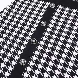 Robe pull maxi décontractée de luxe en nylon pour femme, à manches courtes, jupe moulante élégante en tricot avec boutons sur le devant - Product Image 6