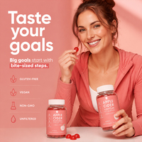 Gummies au vinaigre de cidre de pomme (ACV) pour la perte de poids, brûleur de graisse, ventre plat, digestion saine, complément alimentaire pour adultes