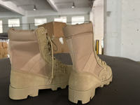 Bottes tactiques moulées en cuir véritable de haute qualité, vente en gros personnalisée directe d'usine