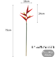 Offre Spéciale – Fleur Artificielle en Caoutchouc Souple, Plume d'Ange Artificielle, Vente en Gros pour Mariages, Décoration Maison, Faux Tige Unique
