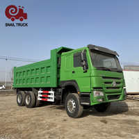 중고 초침 6x4 덤프 팁 주는 사람 트럭