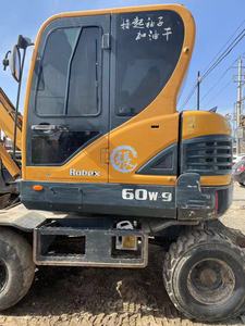 Used hyundai Robex 60-9 Excavator /<b>mini</b> Construction Machinery Excavator Hyundai R60W-9 <b>Mini</b> Wheel Excavator - Product Image 5