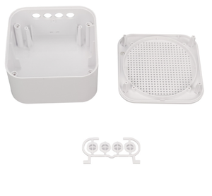 Contenitore in plastica per altoparlante <span class=keywords><strong>Bluetooth</strong></span>, guscio per diffusore vocale, altoparlante ad alto volume, custodia in plastica multifunzione per rilevatore di gas - Product Image 2