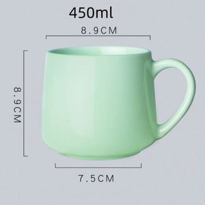 Mug en céramique aux couleurs vives, personnalisable, pour café, lait, avec impression de logo et de texte, pour la maison, le bureau, ou comme cadeau, tasses colorées - Product Image 3