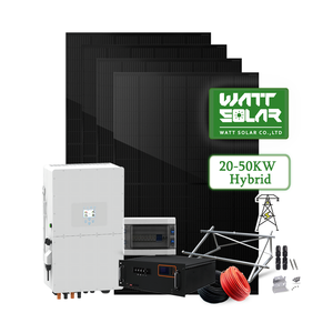 Sistema Completo de Energía Solar de 5kW a 250kW <span class=keywords><strong>con</strong></span> Batería e <span class=keywords><strong>Inversor</strong></span> Híbrido, Solución de Sistema Solar para Uso Doméstico y Comercial - Product Image 6