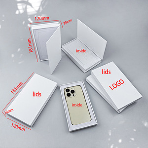 Caja de cartón de venta de fábrica personalizada para <span class=keywords><strong>Iphone</strong></span>/caja de teléfono vacía blanca/caja de teléfono personalizada con logotipo - Product Image 2