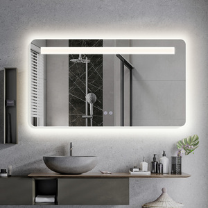 Fullkenlight 5 Star Hotel Led Espelho Do Banheiro Luz WC Wall Mounted Smart Led Espelho Do Banheiro com Toque - Product Image 5