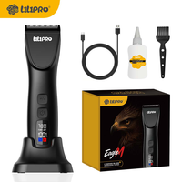 Tondeuse électrique pour animaux LILIPRO EagleM 5 en 1, sans fil, silencieuse, tondeuse pour chien, rasoir pour animaux, produit de toilettage pour chat avec écran LCD
