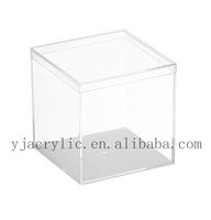Boîte à bonbons en acrylique transparent de haute qualité avec couvercle Rangement élégant pour bonbons Friandises Bijoux et petits articles Boîtes en acrylique transparent