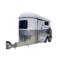Remorque pour caravane 2026 pour 2 chevaux, chargement par le haut, avec canapé-lit
