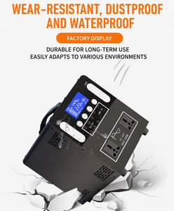 สถานีพลังงานสำรองแบบพกพา 500W 12V50AH พร้อมจอ LCD  ตัวเครื่องแข็งแรงทนทาน พอร์ตเชื่อมต่อหลากหลาย เหมาะสำหรับการผจญภัยกลางแจ้ง - Product Image 5