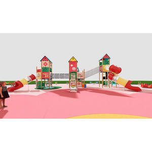 Aire de jeux pour enfants équipement de terrain de jeu préscolaire personnalisé innovant toboggans de <span class=keywords><strong>colline</strong></span> centre de jeux équipement de parc d'attractions - Product Image 4