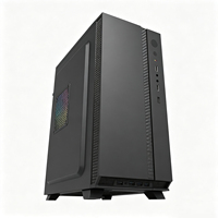 Boîtier de PC de bureau robuste, accepte les cartes mères M ATX ITX, 4 emplacements PCI, 3 disques durs, 1 SSD, nombreuses emplacements pour ventilateurs, accessoire pour PC