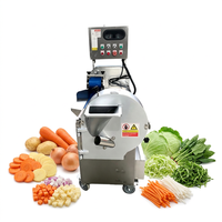 Industriële commerciële groente- en fruitsnijmachine, tomatensnijder, groente-, knoflook- en uiensnijder, komkommermachine