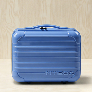 Estuche de <span class=keywords><strong>Maquillaje</strong></span> Rígido de 12 Pulgadas, Organizador de <span class=keywords><strong>Maquillaje</strong></span> de ABS en Negro/Rosa/Azul/Verde, Maleta de Viaje Ligera <span class=keywords><strong>para</strong></span> <span class=keywords><strong>Guardar</strong></span> Artículos de Belleza - Product Image 3