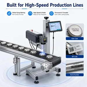 Máquina de Marcado Láser de Fibra/UV/CO2 de Wdotmark para Metal, Piezas de Automóviles, Códigos de Barras, Códigos QR, Fechas, Marcado de Caracteres - Product Image 3