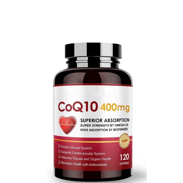 OEM CoQ10-400mg поддерживает Coenzyme-Q10 омега-3 L-карнитин для иммунной системы сердца