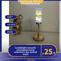 Lampe de table en métal à dôme moderne Changming, nouvelle génération, LED, commande tactile, rechargeable, veilleuse, design moderne, décoration de salon