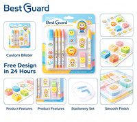 Emballage blister personnalisé anti-fissures pour jouets suspendus, carte de support imprimée OEM, boîtier blister transparent pour marchandises de jouets