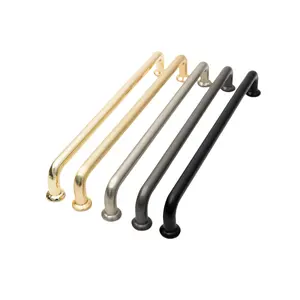 Bedroom Wardrobe Long Handle Zinc Alloy Round T Bar Handle Cabinet Door Pull Handles