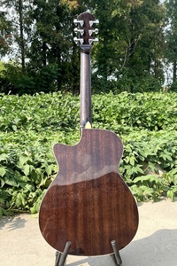 <span class=keywords><strong>Guitare</strong></span> acoustique Aiersi Glossy <span class=keywords><strong>Antique</strong></span> Blackburst, corps en épicéa massif, cordes en acier, type GA - Product Image 6