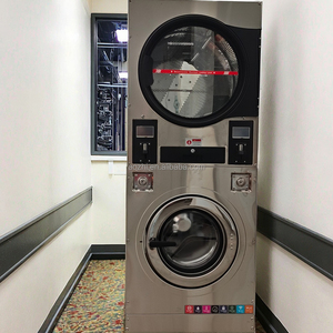 Lavadora y Secadora Comercial Eléctrica <span class=keywords><strong>de</strong></span> Acero Inoxidable <span class=keywords><strong>de</strong></span> <span class=keywords><strong>Autoservicio</strong></span> con Monedas/Tarjeta y Múltiples Aplicaciones Compatibles para Hoteles y Lavanderías - Product Image 3