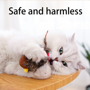 इंटरैक्टिव चीर्पिंग पक्षी बिल्ली फ्लैपिंग खिलौना सिमुलेशन पक्षी ध्वनियों और आंदोलनों - Product Image 3