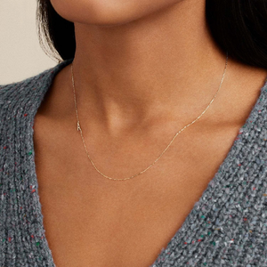 Nuova Collana con Lettere Iniziali Stratificate in Acciaio Inox, Placcata Oro 18k, Gioiello Minimalista per Donne - Product Image 2