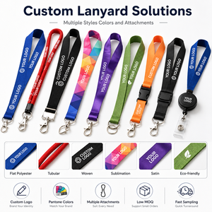 Cordón de Poliéster Personalizado de Alta Calidad con Clip Metálico, Cordones Multifuncionales con Logotipo Personalizado al por Mayor, Regalos para Eventos - Product Image 4