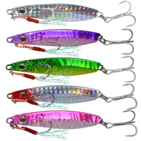18G 25G 35G 45G Zoutwater Metalen Jigging Lepel Bas Vissen Lokken Met Micro Vlinder Jigs Voor tonijn Snapper Koning Inchiku Tonijn