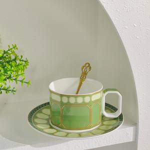 Tazas y Platillos de Porcelana Europea Nuevos al por Mayor para el Té de la Tarde - Product Image 4
