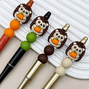 Cuentas de silicona con diseño de erizo y calabaza para manualidades DIY - Product Image 6