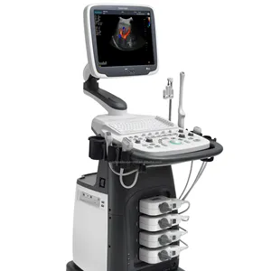Máquina de escáner de ultrasonido Trolly de sonda múltiple 3D 4d ultrasonido Doppler a color móvil