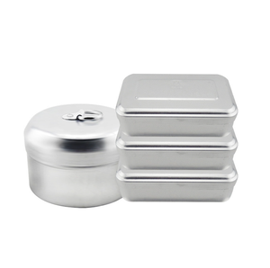 Boîte à lunch vintage en aluminium, portable, pour le campus, les voyages en plein air, avec logo personnalisé, disponible en plusieurs tailles de 500 ml à 800 ml. - Product Image 3